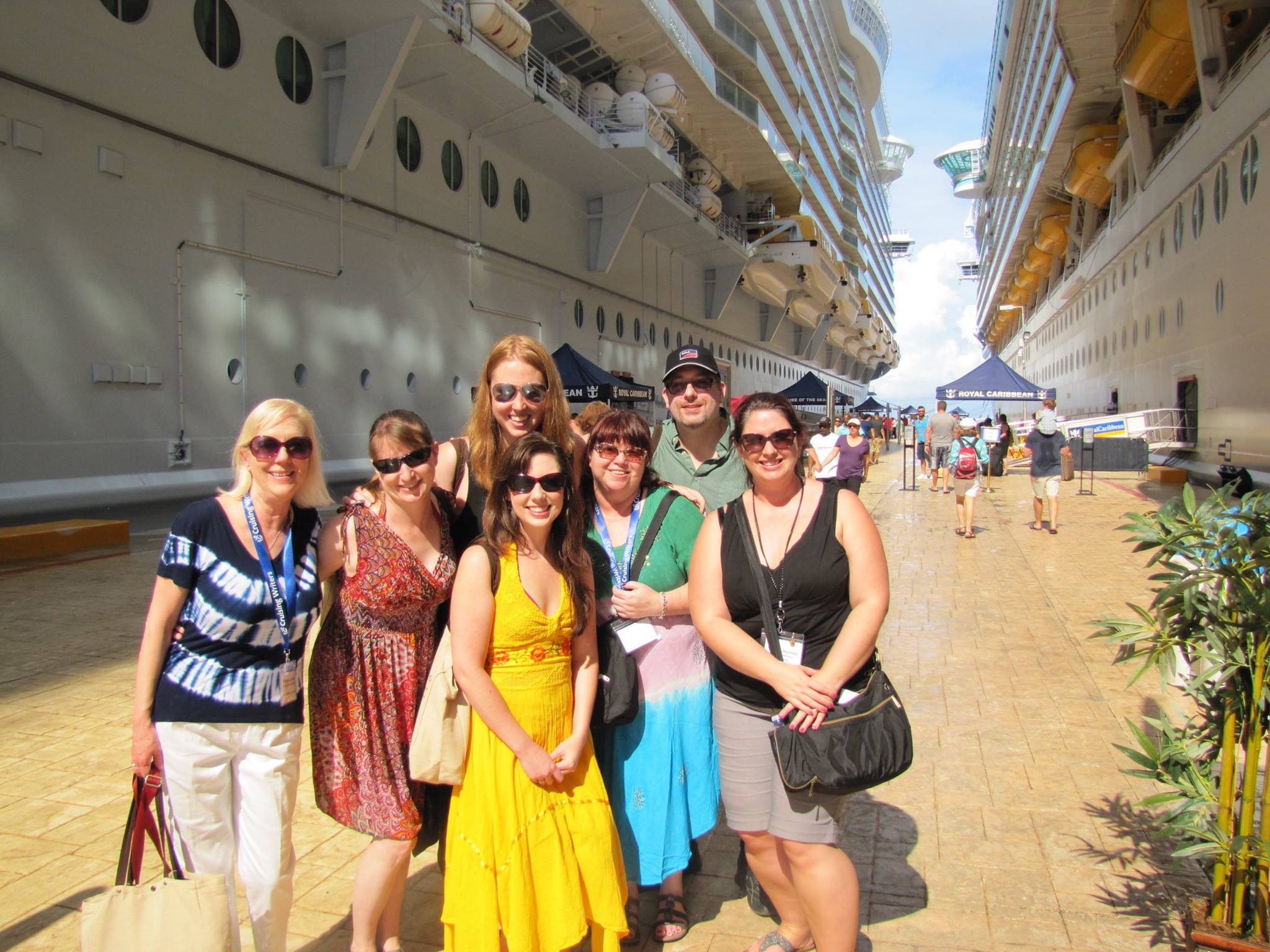 Cruising Writers "Title Waves" on the December 2015 Writing Retreat